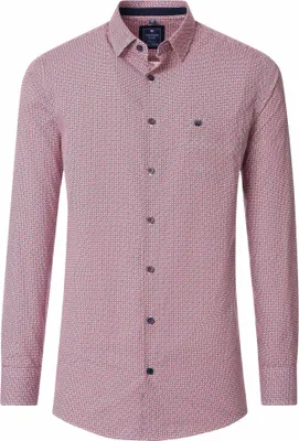 Produktbild von Redmond - Comfort Fit - Herren Langarm Hemd (251065111), Größe:XL, Farbe:Rot(50)