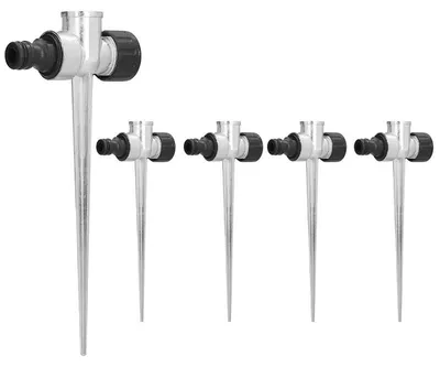 Produktbild von Rasensprenger 5 Stück Set, Metall Sprinklerköpfe 1/2 Zoll für Gartenbewässerung