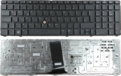 Image de DE - Noir Clavier sans cadre compatible avec HP P/N : 638514-041