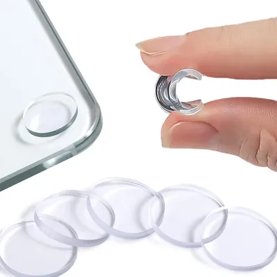 50 transparente Silikon-Glasbumper für Tischplatten