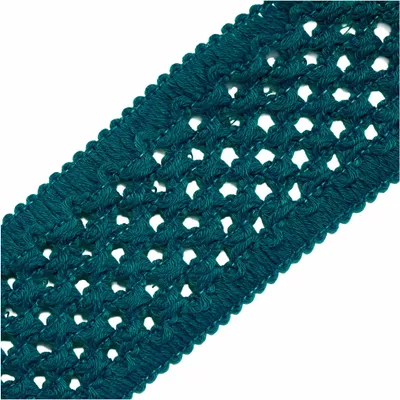 Produktbild von Elastisches Baumwollband Klöppeloptik ab 1m x 45mm Schrägband Meterware 9 Farben