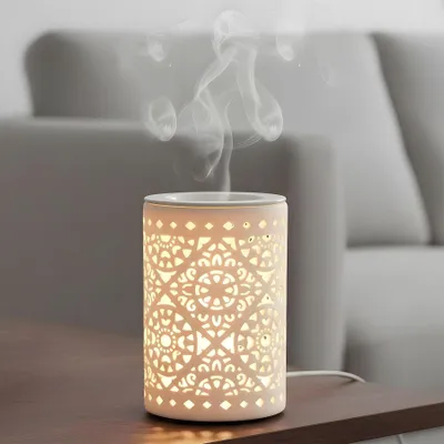 Produktbild von Elektrische Duftlampe Tischlampe Aromalampe Duftöl Licht Porzellan
