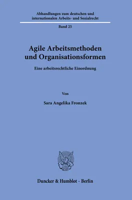 Produktbild von Agile Arbeitsmethoden und Organisationsformen