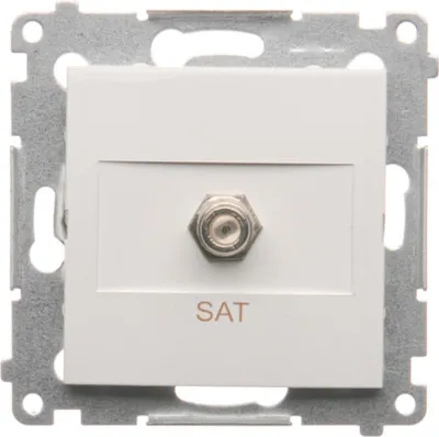 Zdjęcie produktu dla Kontakt-Simon DASF1.01/11, Biały, Plastik, IP20, 75 mm, 36 mm, 75 mm
