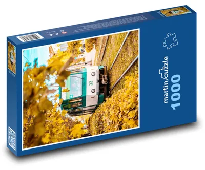 Obrázek produktu pro martinpuzzle - Puzzle 1000 - Tramvaj v podzimním odpoledni