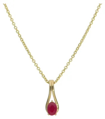 Produktbild von JuwelmaLux Anhänger 333/000 (8 Karat) Gold mit Rubin JL39-02-0208