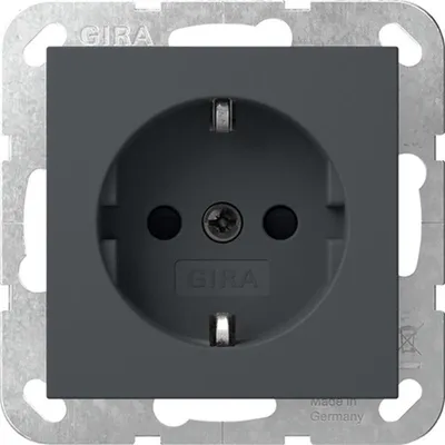 Zdjęcie produktu dla Gniazdo GIRA 1f anth podtynkowe w.BS IP20