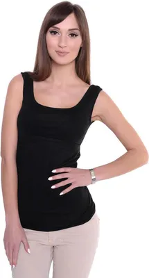 Immagine prodotto di Donna Urban Basic Tank Top Shirt Fitness ; Nero XS/S 34/36