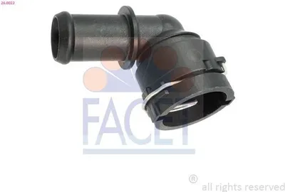 Produktbild von FACET 26.0023 Kühlmittelflansch für VW Golf VII Schrägheck (5G1, BQ1, BE1, BE2) Wasserflansch