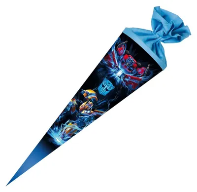 Produktbild von Nestler Schultüte Transformers Energon 70cm mit Filzverschluss