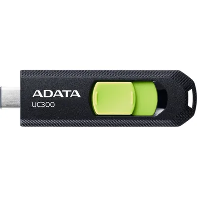 Obrázok produktu pre ADATA UC300, 256 GB, USB Typ-C, 3.2 Gen 1 (3.1 Gen 1), 100 MB/s, Klzné, Čierna, Zelená