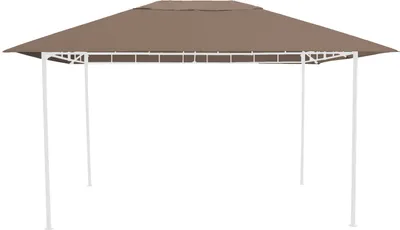 Produktbild von Grasekamp Ersatzdach 3x4m Taupe zu Gartenpavillon  Antik Pavillon Partyzelt