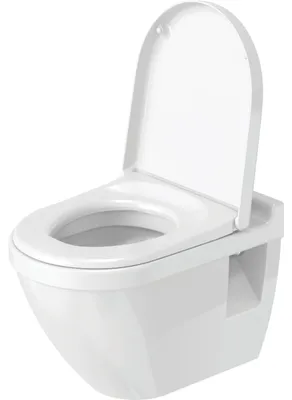 Produktbild von DURAVIT 42000900A1 WWC-Set Starck 3, Tiefspüler weiß