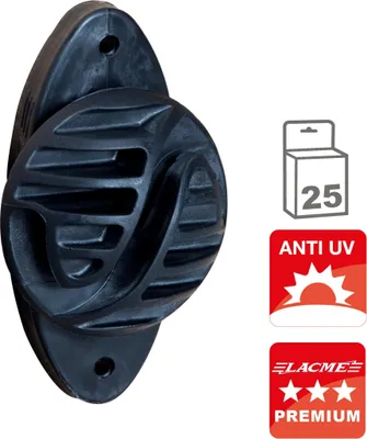 Produktbild von Lacmé ISOLINE Nagelisolator für Draht und Seil bis Ø6 mm, 25 Stück