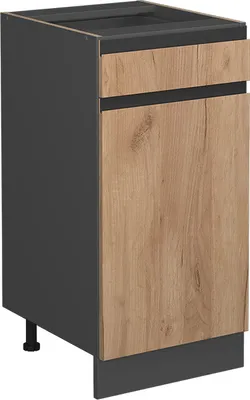 Produktbild von Küchenunterschrank Vicco R-Line Goldkraft Eiche 40 cm J-Shape, ohne Arbeitsplatte, Model 39711