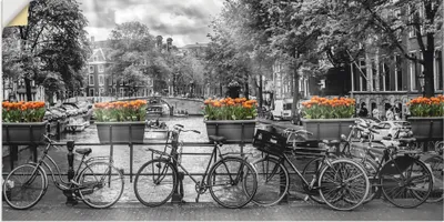 Produktbild von ARTland Wandbild, selbstklebend Amsterdam Herengracht I Größe: 40x20 cm