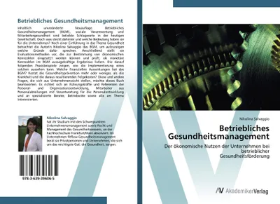 Produktbild von Betriebliches Gesundheitsmanagement