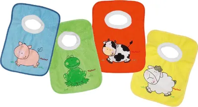 Obrázok produktu pre Playshoes unisex detský náprsenkový podbradník 4-pack 507142, 900 - viacfarebný, 4 ks (1-pack) 4 ks (1-pack) náprsenkový podbradník 4-pack