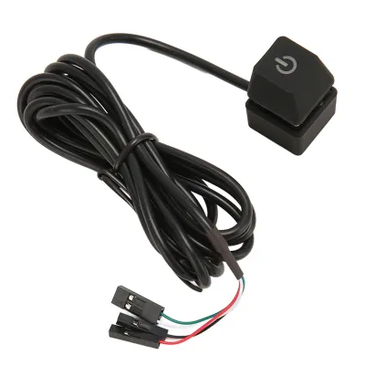 Image de Câble d'extension de l'interrupteur d'alimentation PC, flexibilité externe, câble adaptateur dede l'interrupteur d'alimentation PC, bouton hôte de l'ordinateur, 1,65 mètre / 5,4 pieds