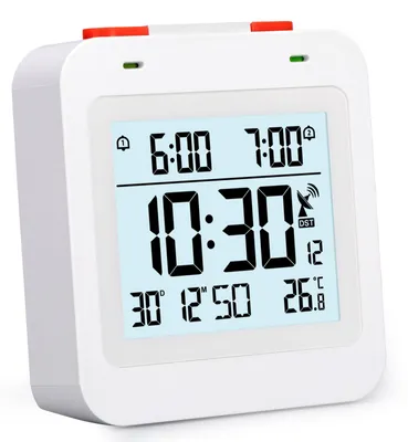 Productafbeelding van Digitale radio-wekker - Met temperatuurweergave en 2 alarmtijden
