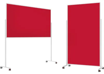 Zdjęcie produktu dla Magnetoplan 1181106 Tablica prezentacyjna VarioPin czerwona 180 x 100 cm