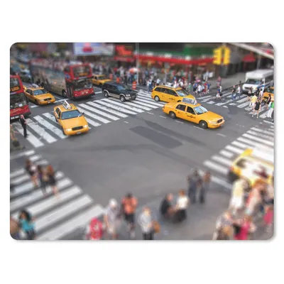 Produktbild von MuchoWow® Mauspad Mousepad New York - Amerika - Taxi 40x30 cm - Mousepads - Maus Mat - Pad - Mausunterlage - Anti Rutsch