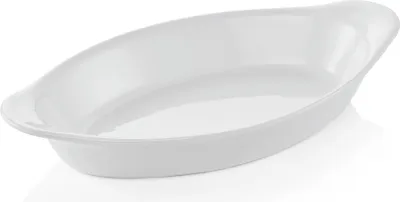 Zdjęcie produktu dla Owalna forma do pieczenia 25 x 13 x 3,5 cm biała, porcelanowa