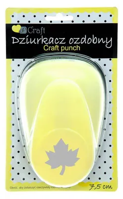 Image de Poinçon décoratif 7,5cm - feuille d'érable - DpCraft