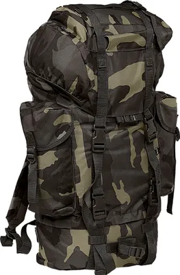 Image de Brandit BD8003 | Nylon Military Backpack One Size - Couleur : darkcamo - Taille : One Size