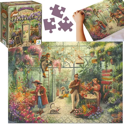 Zdjęcie produktu dla Puzzle "Kwiaciarnia" 300 Elementów Układanka Zestaw Dla Dzieci I Dorosłych 300590