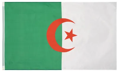 Produktbild von Einheitsgröße MW-7|Algerien Flagge MUWO "Nations Together" 90 x 150 cm