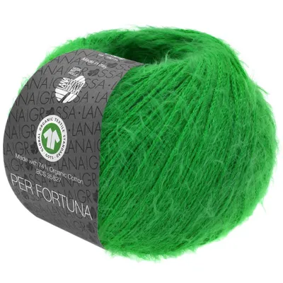 Produktbild von Lana Grossa PER FORTUNA GOTS Baumwolle, Farbe:047 - Jadegrün