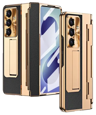 Obrázok produktu pre Obal na mobil, flipové puzdro + ochranná fólia na displej, pre Samsung Galaxy Z Fold8 Ultra 5G, čierna