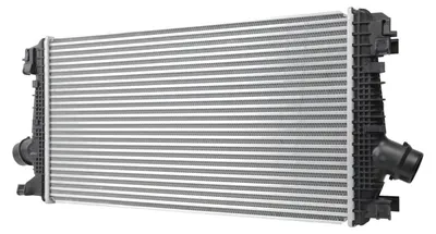 Image de Refroidisseur d'air de suralimentation, ailettes de refroidissement soudées, aluminium, 665 mm - 358 mm, HELLA, pour OPEL ASTRA, entre autres