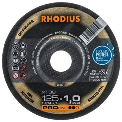 Produktbild von RHODIUS Trennscheibe XTK38 230 x 1,9 mm gekr.