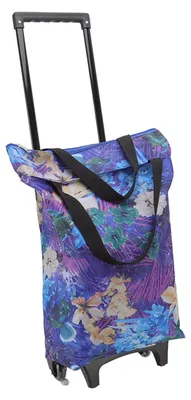 Produktbild von Omgoods – Faltbarer Einkaufswagen – Einkaufstrolley – Handwagen – Lebensmittelwagen – Nachhaltig – Hochwertiges 600D Oxford-Gewebe – Einkaufswagen