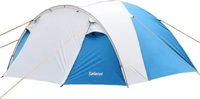 Produktbild von Famanu Campingzelt für 4 Personen mit Vorzelt - leicht, stabil, wasserdicht