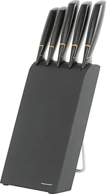 Zdjęcie produktu dla Fiskars 1003099 Fiskars Küchenmesser Schwarzer Stein Set 5 Messer