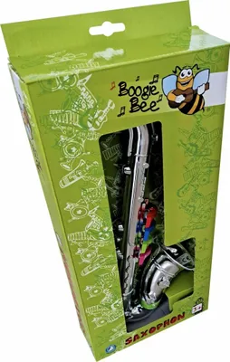 Produktbild von Boogie Bee Saxophon silber, 36 cm