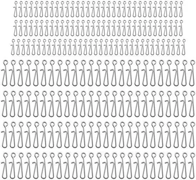Image de Harcements pour poissons - Acier inoxydable - 13,5 mm / 22 mm - Résistant à la corrosion - Durable et résistant à la déchirure - Système de fixation à cliquet