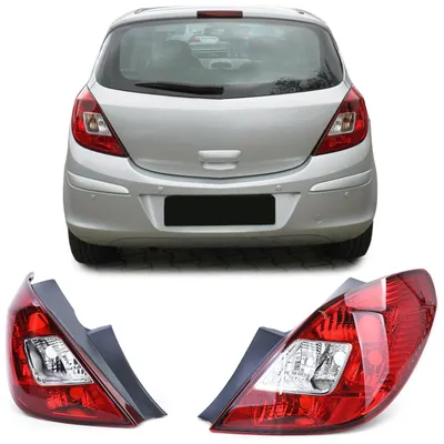 Immagine prodotto di Fari posteriori rossi, lato sinistro/destro, per Opel Corsa D a 5 porte, dal 2006