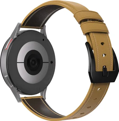 Produktbild von Strap-it Xiaomi Mi Watch Kalbslederarmband (Beige)