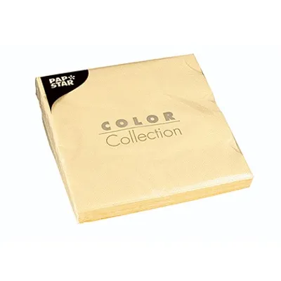 Produktbild von Papstar 12434, Cremefarben, Seidenpapier, Einfarbig, 46,5 g/m², 330 mm, 330 mm