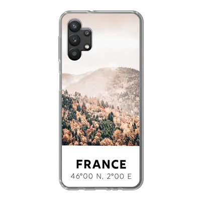 Produktbild von MuchoWow® Handyhülle Schutzhülle Hülle für Samsung Galaxy A32 5G Frankreich - Herbst - Mons Silikon Softcase Handy Hülle - Softcase
