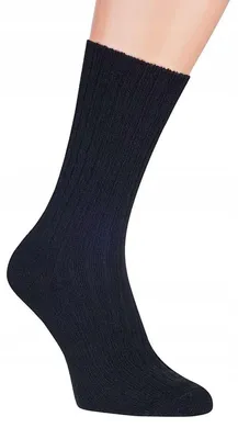 Produktbild von Skarpol Herren Socken Wolle Nahtlos Schwarz 42/44