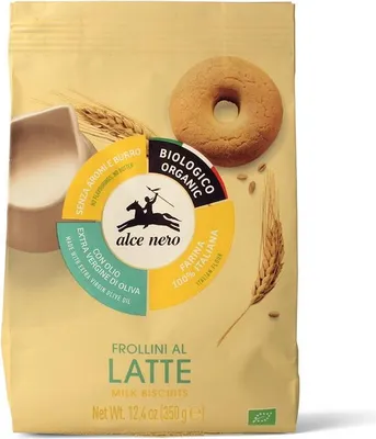 CIASTKA MLECZNE BIO 350 g - ALCE NERO