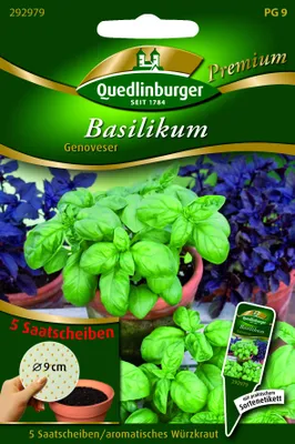 Produktbild von Basilikum Genoveser | Basilikumsamen von Quedlinburger