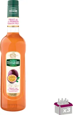 Image de Lot 3 - Teisseire - Sirop de fruits de la passion - 1l