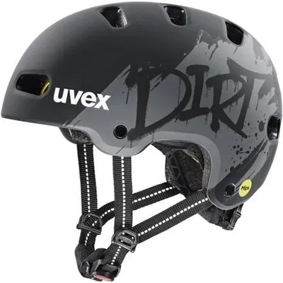 Obrázok produktu pre uvex kid 4 style MIPS, detská prilba na bicykel, veľkosť 55-58 cm - matná čierna.