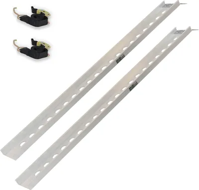 Produktbild von TRUTZHOLM 2x Alu Auffahrschienen 194 cm Traglast 200 kg Fahrradrampen E-Bike Auffahrrampen starr